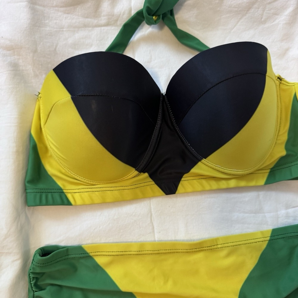 KEIAHUAN High Waisted Bikini Sets for Women with Bottom Tummy‎ Control Swimsuit - Picture 6 of 10